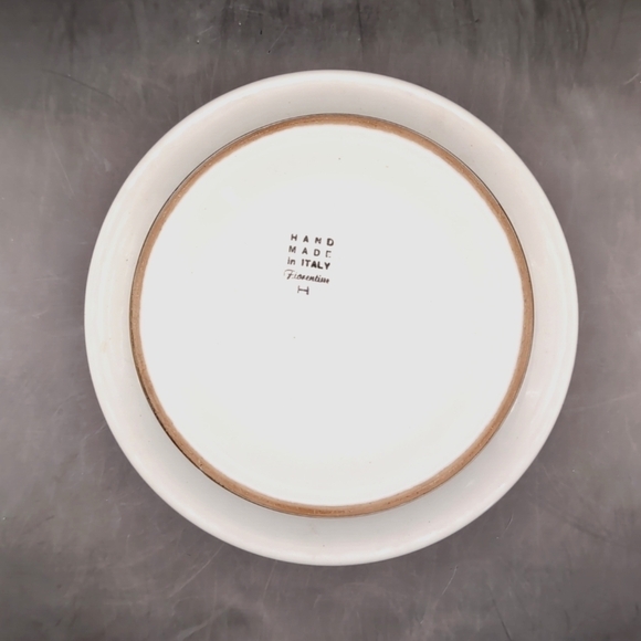 Florentine Italy Porcelain Lidded Jar Urn Bowl Cannister - Floral w/ Gold Trim - Picture 6 of 10